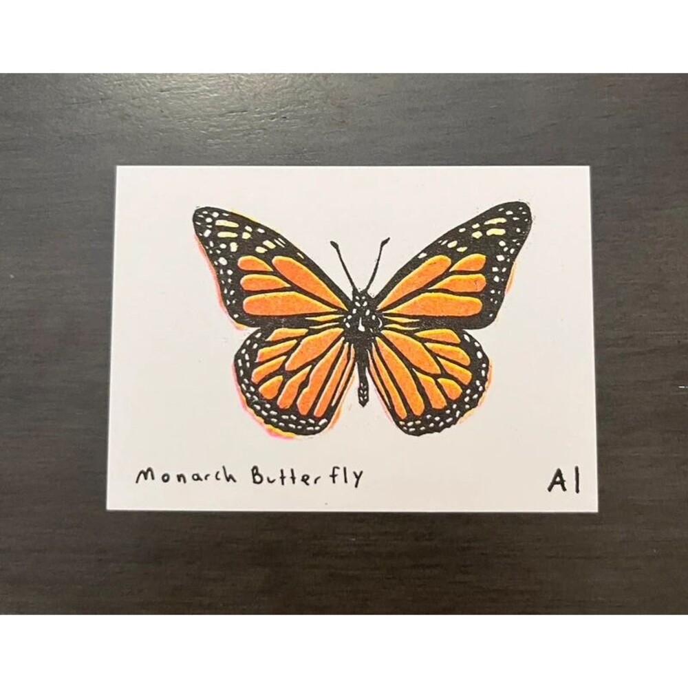 Ana Inciardi Mini Print - Monarch Butterfly